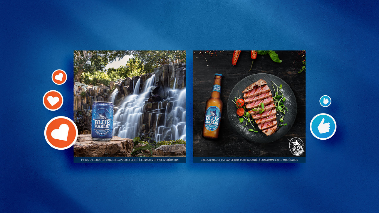 Design de publications Facebook Pour Blue Marlin