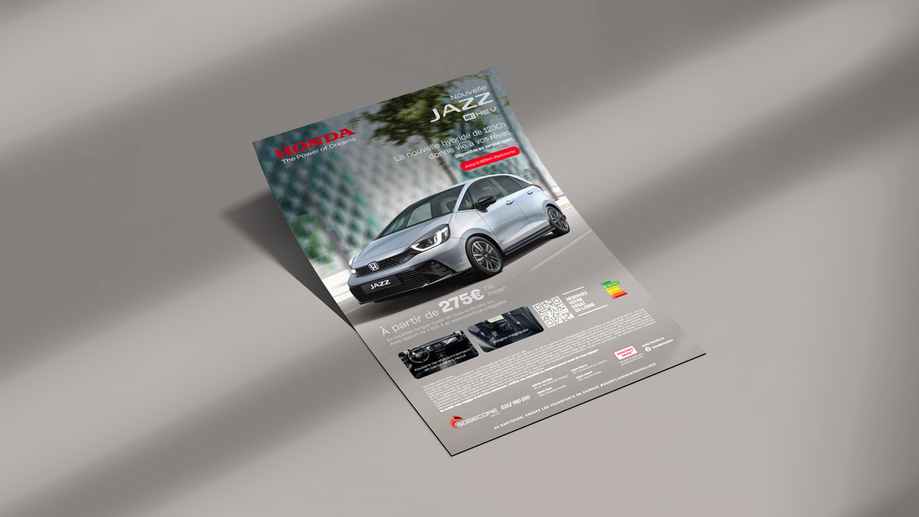 Parution presse pour Honda - Sogecore