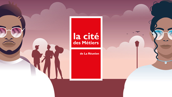 Visuel de la Cité des métiers de La Réunion