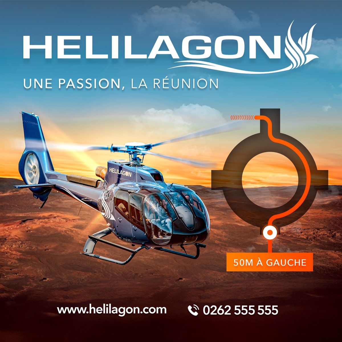 Publicité Hélilagon